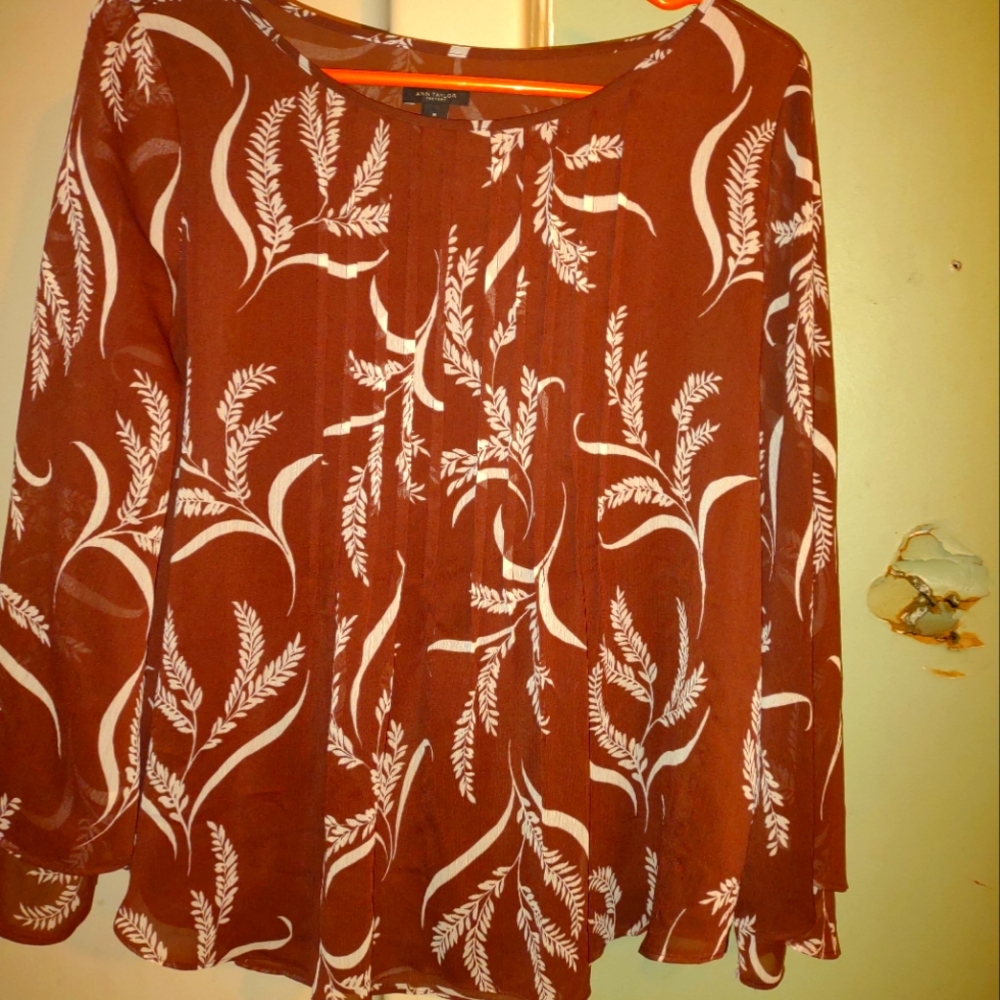 Ann Taylor‎ Factory Long Sleeve Blouse